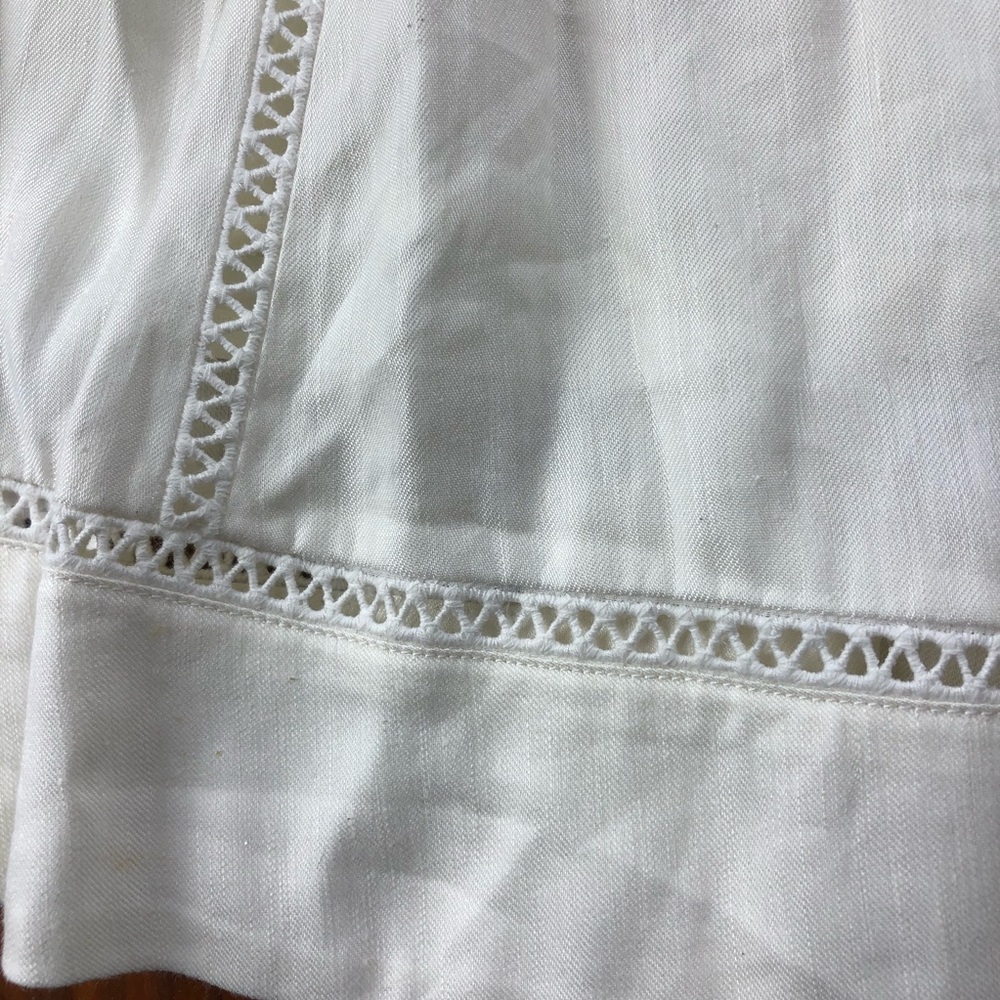 Ann Taylor Lattice Panel Embroidered Skirt - Picture 4 of 6